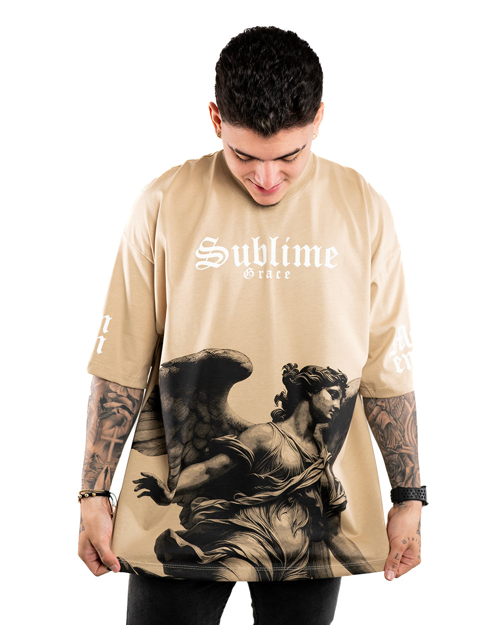 CAMISETA OVERSIZE  H CAFE SUBLIME ALTO GRAMAJE