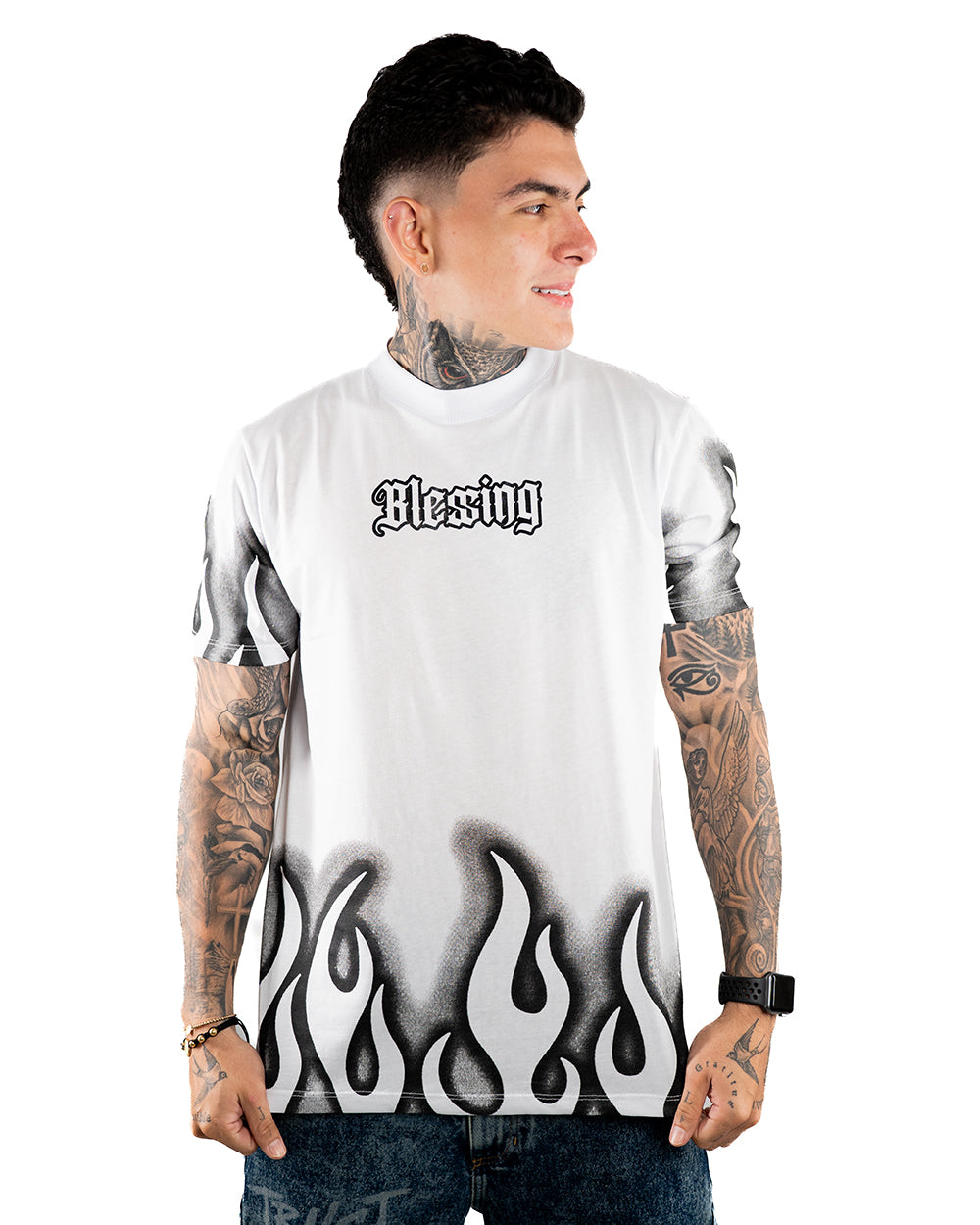 CAMISETA BLANCA BLESS