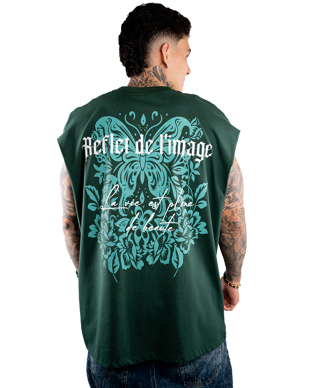 CAMISILLA OVERSIZE PESADA VERDE REVOIR