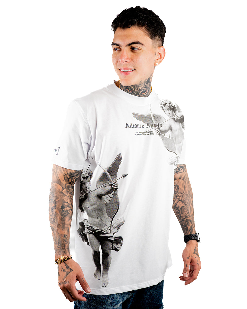 CAMISETA BLANCA ANGEL FLECHA