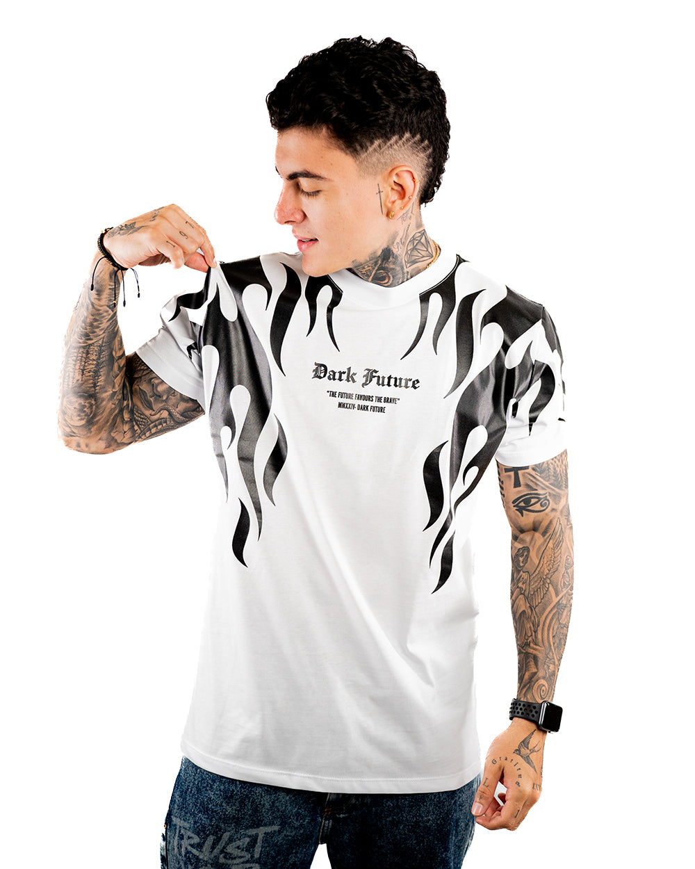 CAMISETA BLANCA DARK FUTURE