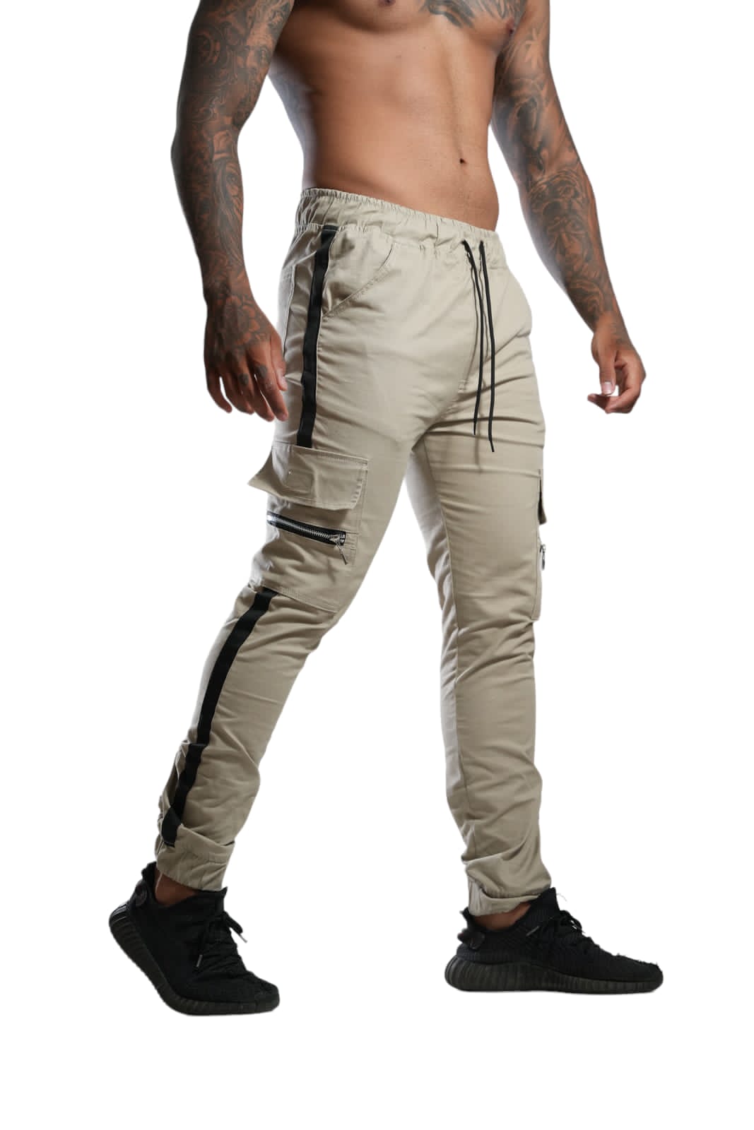JOGGER BEIGE CIERRE